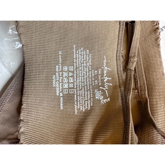 Free People Intimately Candy Seamless Bra Sand Size M/L - Picture 7 of 7